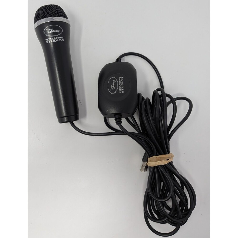 Disney Interactive Studios Logitech USB Mic A-0234A Wii PS3 Xbox 360 PC Tested